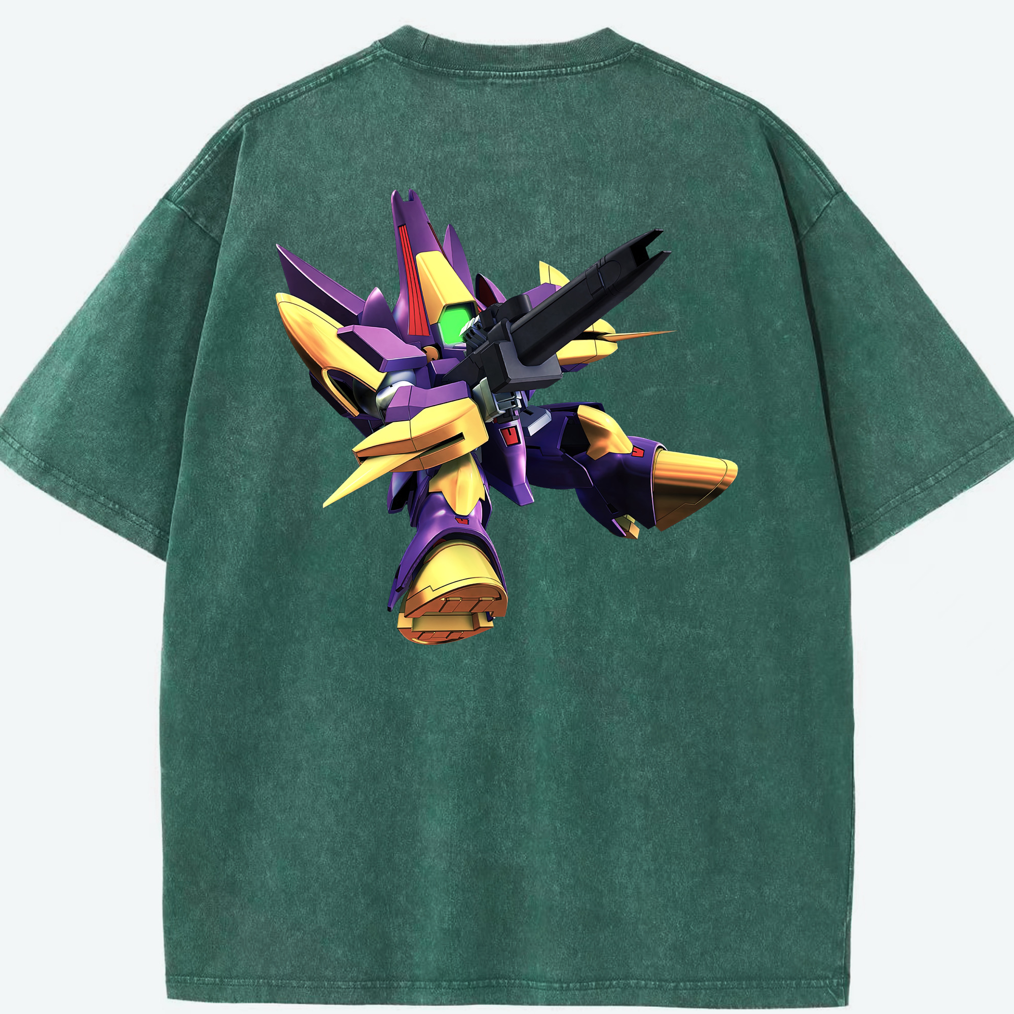 （画像用） 機動戦士ガンダム Mobile Suit Gundam 綿100% ヴィンテージ風 半袖Tシャツ（背面プリント）